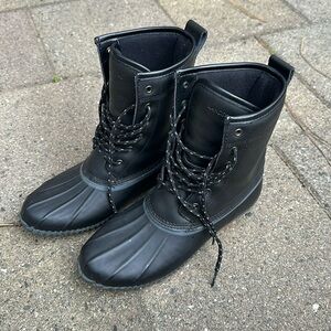 Lands End rain boots